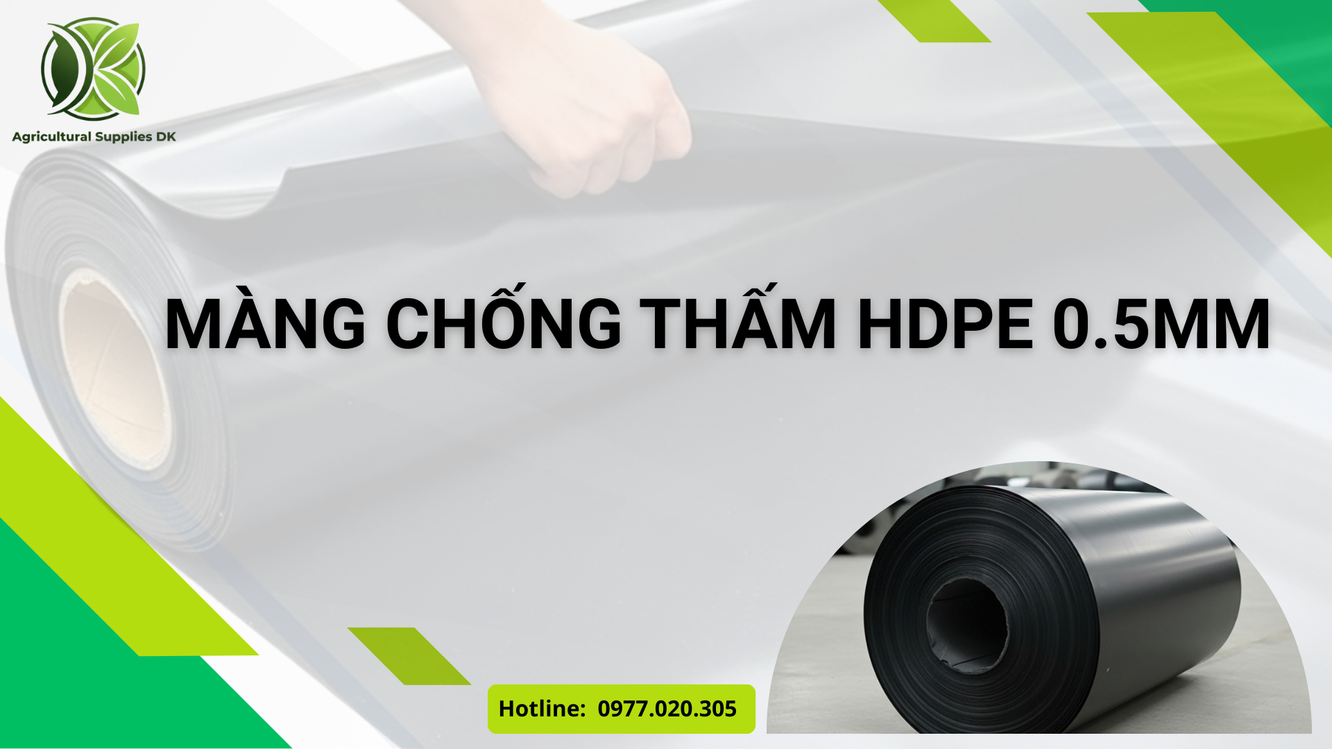Màng HDPE Chống Thấm 0.5mm