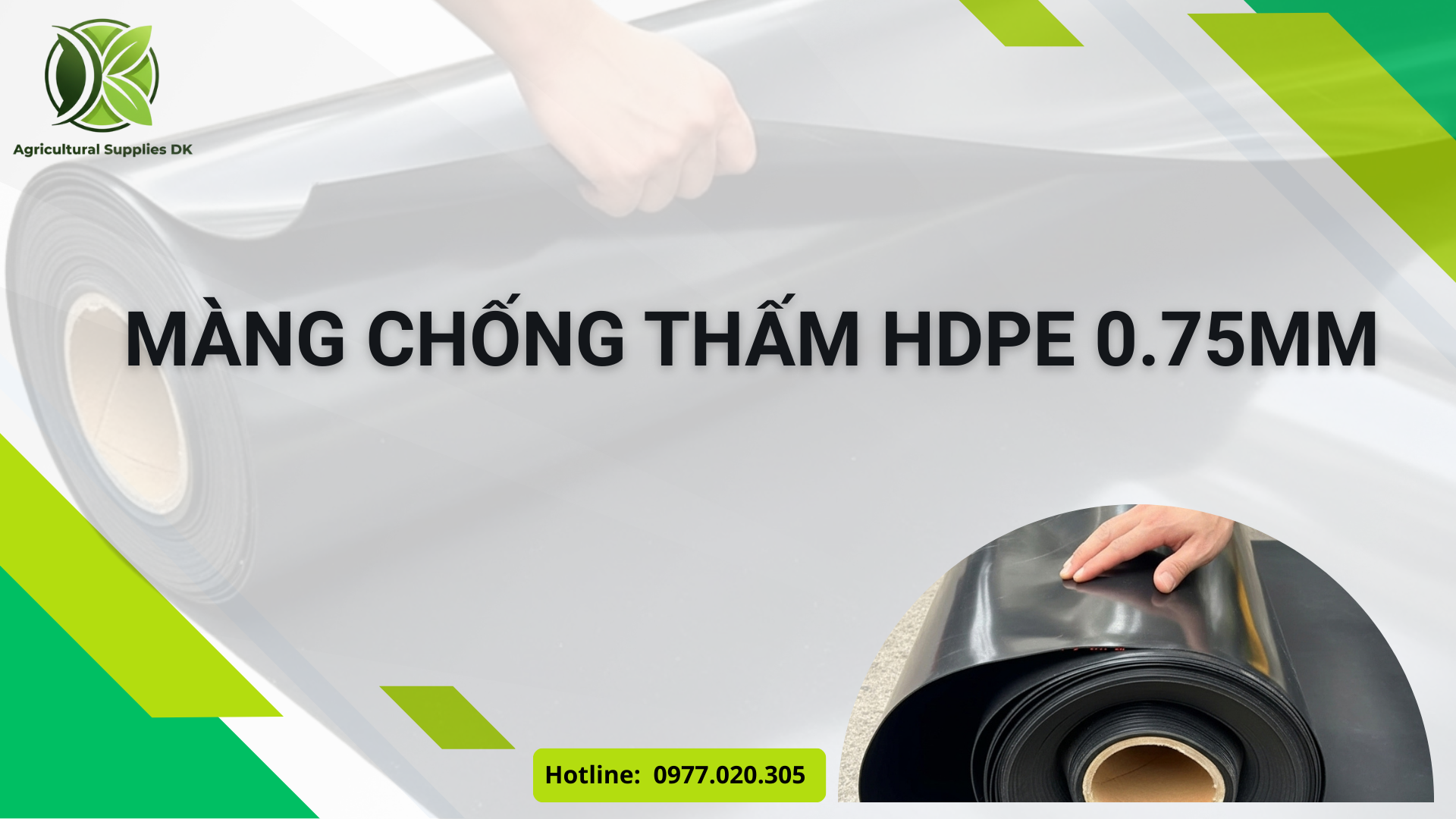 Màng HDPE Chống Thấm 0.75mm