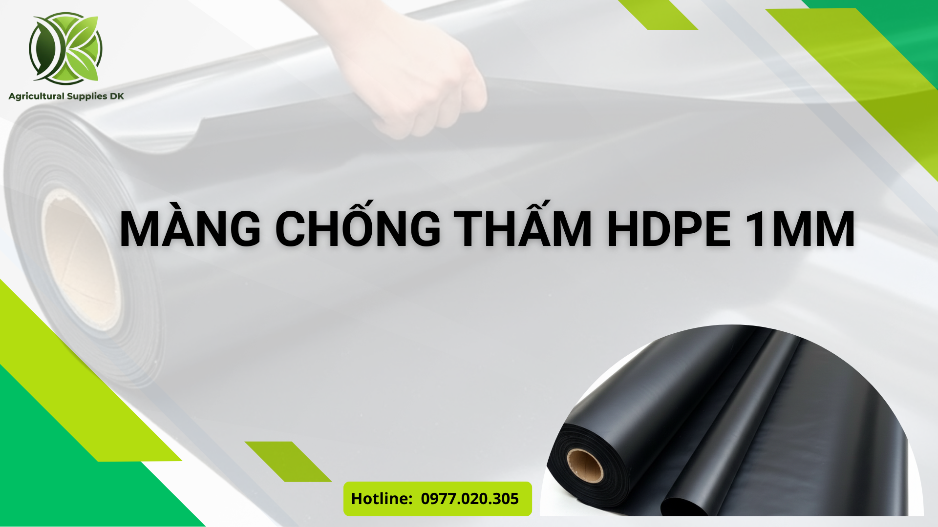 Màng HDPE Chống Thấm 1mm
